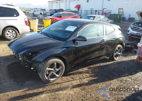 2019 Hyundai Veloster 2.0 from USA, damaged, VIN KMHTG6AF3KU014688